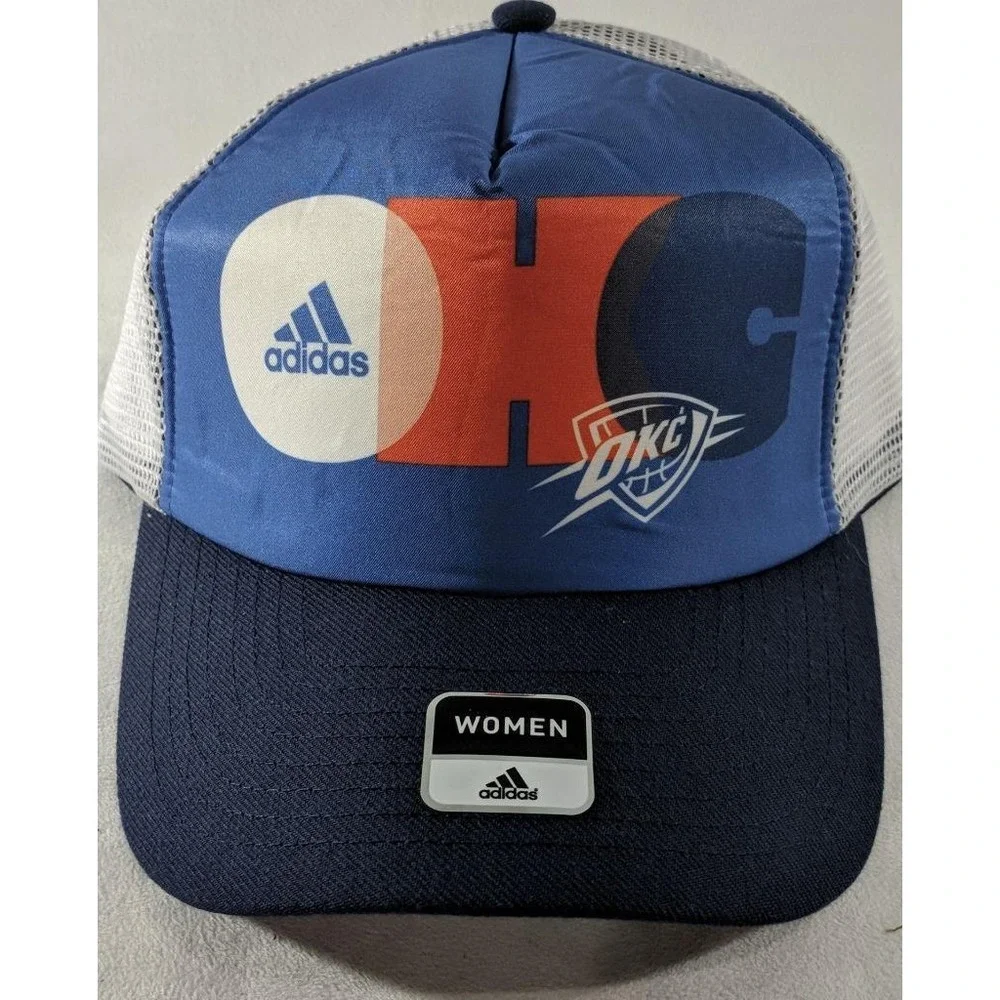 Adidas Women's One Size OKC Thunder NBA Basketball Baseball‎ Hat Cap NEW